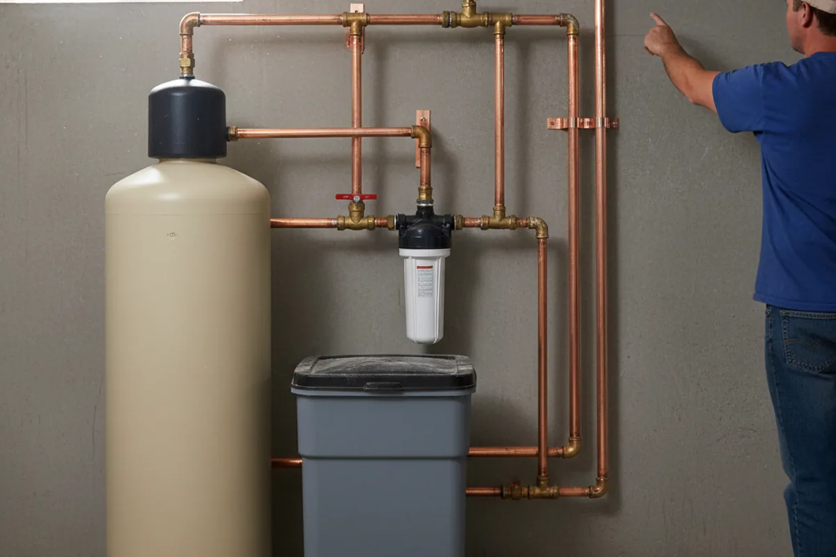 Whole-house water treatment system installed in Dale